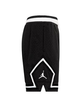 Pantalon corto jordan air diamond negro de niño.