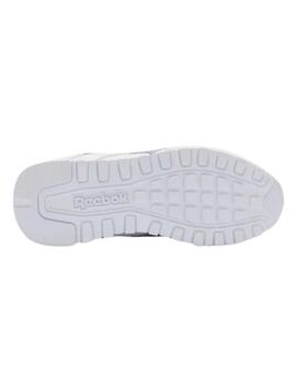 Zapatillas reebok glide elastic blanco violeta de niña.