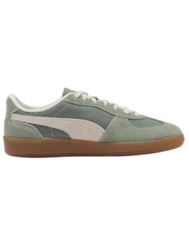 Zapatillas puma palermo vintage verde de mujer.