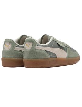 Zapatillas puma palermo vintage verde de mujer.