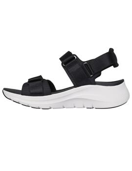 Sandalias skechers arch fit 2.0 go getter negro de mujer.