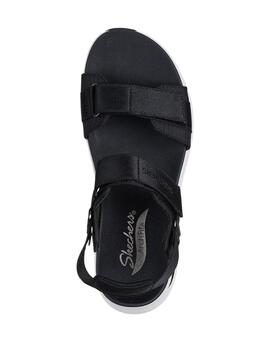 Sandalias skechers arch fit 2.0 go getter negro de mujer.