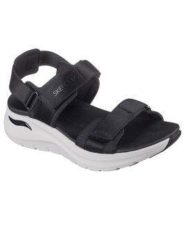 Sandalias skechers arch fit 2.0 go getter negro de mujer.