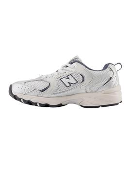 Zapatillas new balance pz530ka gris plata de niño.