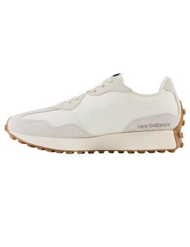Zapatillas new balance u327lt blanco gris de mujer.