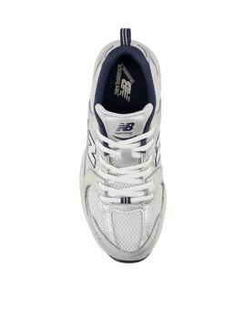 Zapatillas new balence gr530ka gris plata de niño.