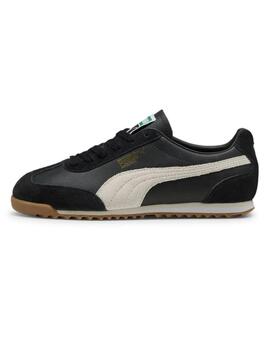 Zapatillas puma arizona retro negro de mujer.