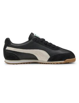 Zapatillas puma arizona retro negro de mujer.