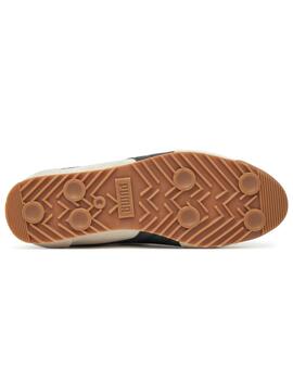 Zapatillas puma arizona premium beige de mujer.