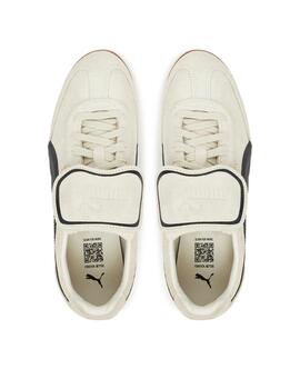 Zapatillas puma arizona premium beige de mujer.