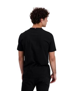 Camiseta Le coq sportif  ess ss nº1 negro de hombre.