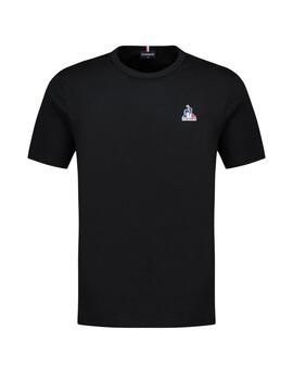 Camiseta Le coq sportif  ess ss nº1 negro de hombre.