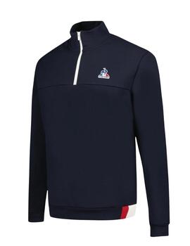 Sudadera Le Coq S. tri sp halfzip nº1 marino de hombre.