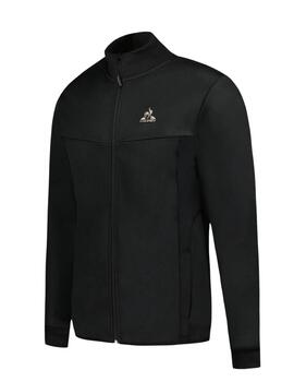 Chaqueta Le Coq S. tech sp fz sweat nº1 negro de hombre.