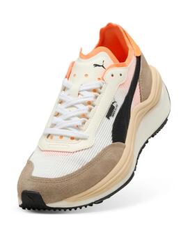Zapatillas puma rider elite blanco gris de hombre.