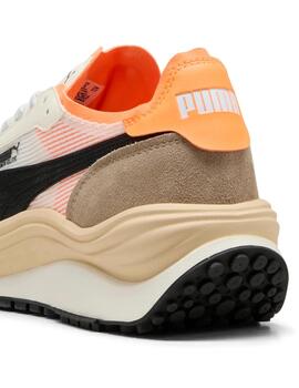 Zapatillas puma rider elite blanco gris de hombre.
