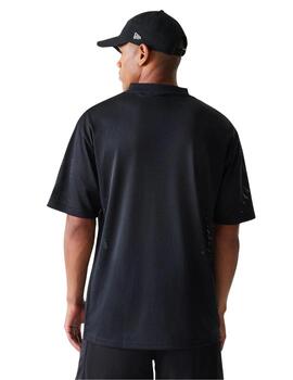 Camiseta new era Chicago Bulls arch mesh negro de hombre.