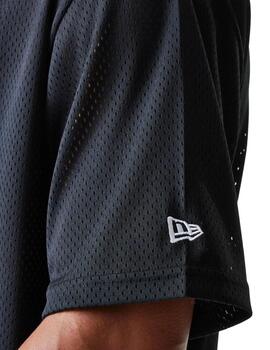 Camiseta new era Chicago Bulls arch mesh negro de hombre.