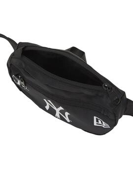 Mini riñonera new era NY Yankees negro blanco unisex.