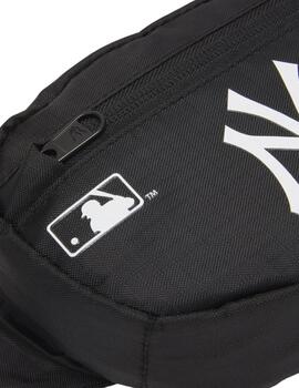 Mini riñonera new era NY Yankees negro blanco unisex.