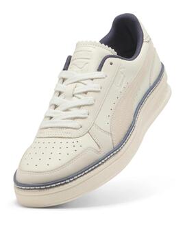 Zapatillas puma indoor regal grace blanco gris de hombre.