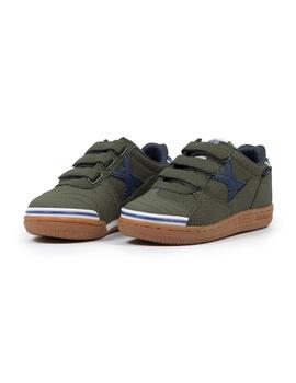 Zapatillas munich g-3 kid vco 455 verde de niño.