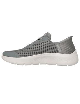 Zapatllas skechers go walk flex  slip-ins verde de mujer.