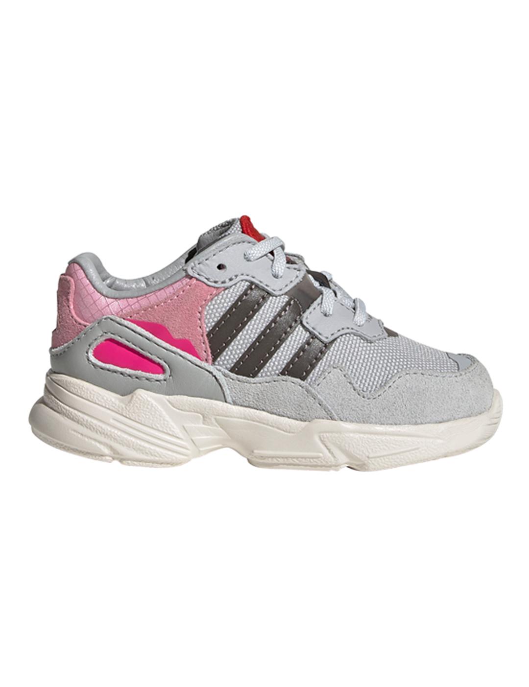 prosa paquete único Zapatillas de Niño ADIDAS YUNG-96 EL I GRIS/ROSA