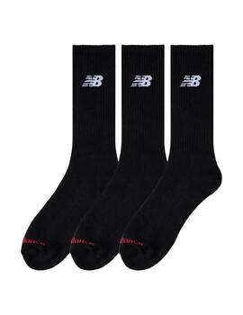 Calcetines New balance everyday crew negro unisex.