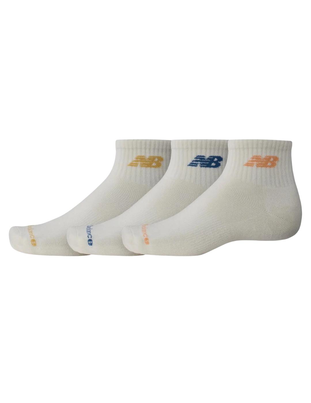 Calcetines New balance everyday ankle beige unisex.