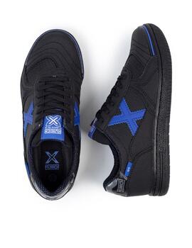 Zapatillas munich g-3 kid 443 negro azul de niño.