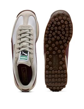 Zapatillas puma easy rider vintage beige de hombre.