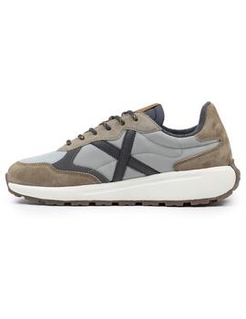 Zapatillas munich babel 09 gris marrón de hombre.
