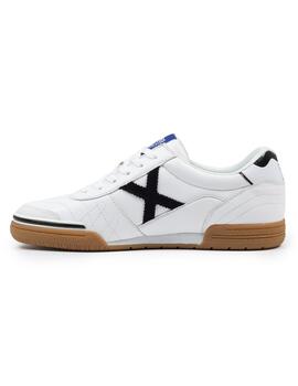 Zapatillas munich gresca kid blanco negro de niño.