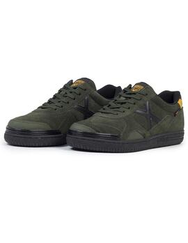 Zapatillas munich gresca kid 324 verde de niño.