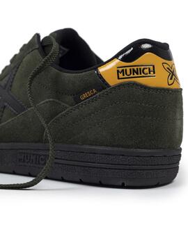 Zapatillas munich gresca kid 324 verde de niño.