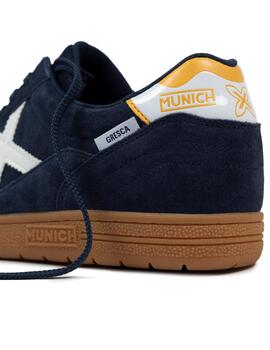 Zapatillas munich gresca kid 325 azul de niño.