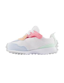 Zapatillas new balance nw327kwg blanco multicolor de bebé.