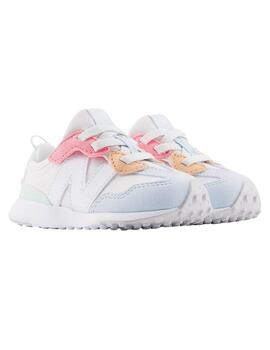 Zapatillas new balance nw327kwg blanco multicolor de bebé.