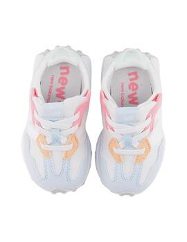 Zapatillas new balance nw327kwg blanco multicolor de bebé.