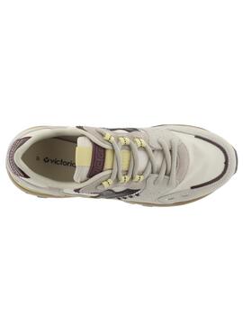 Zapatillas victoria luna beige de mujer.