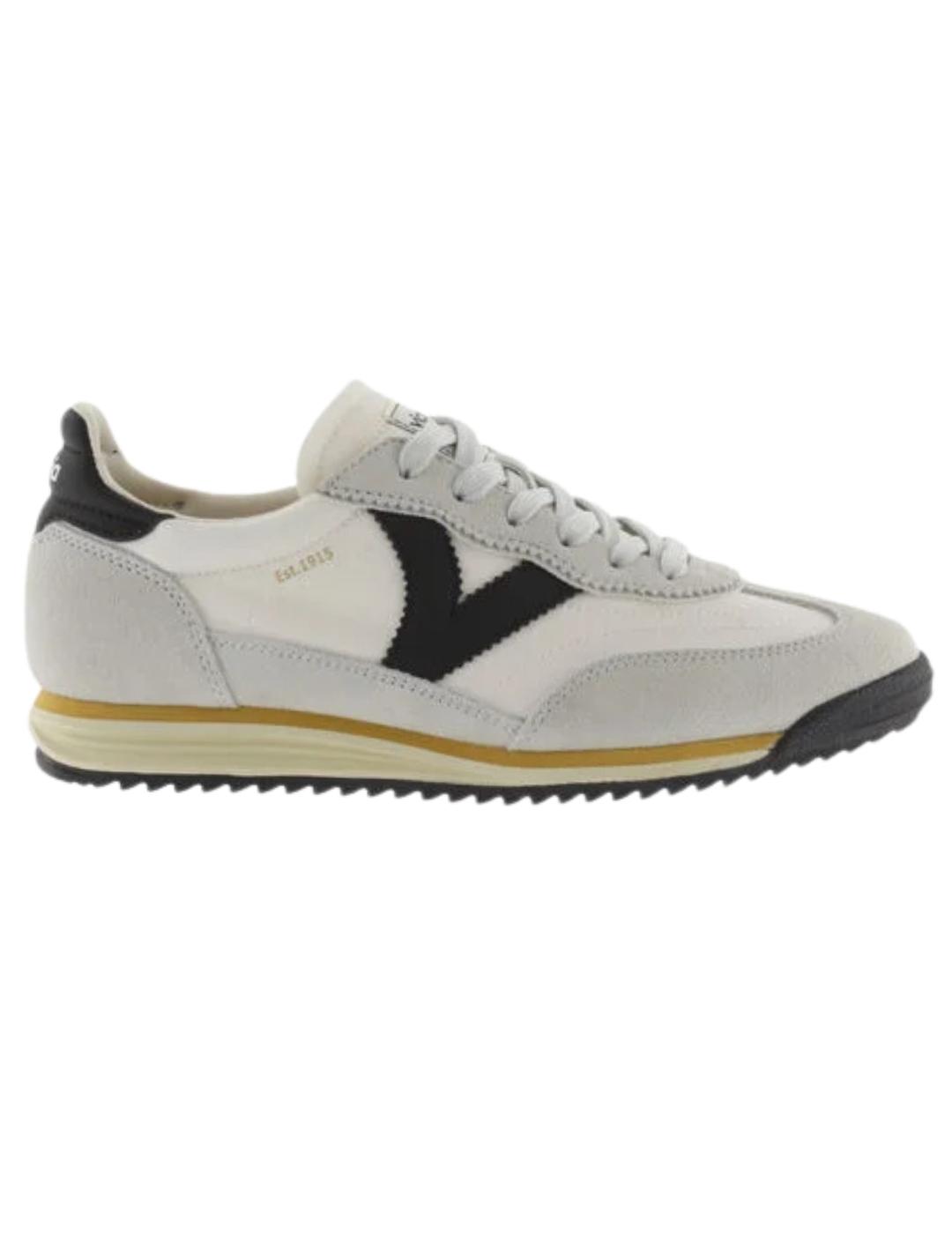 Zapatillas victoria saturno blanco de mujer.