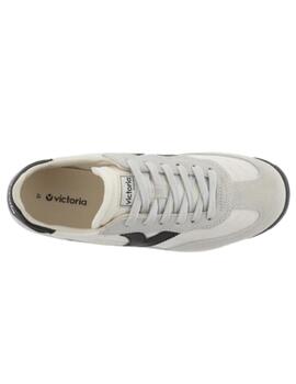Zapatillas victoria saturno blanco de mujer.