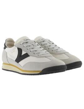 Zapatillas victoria saturno blanco de mujer.