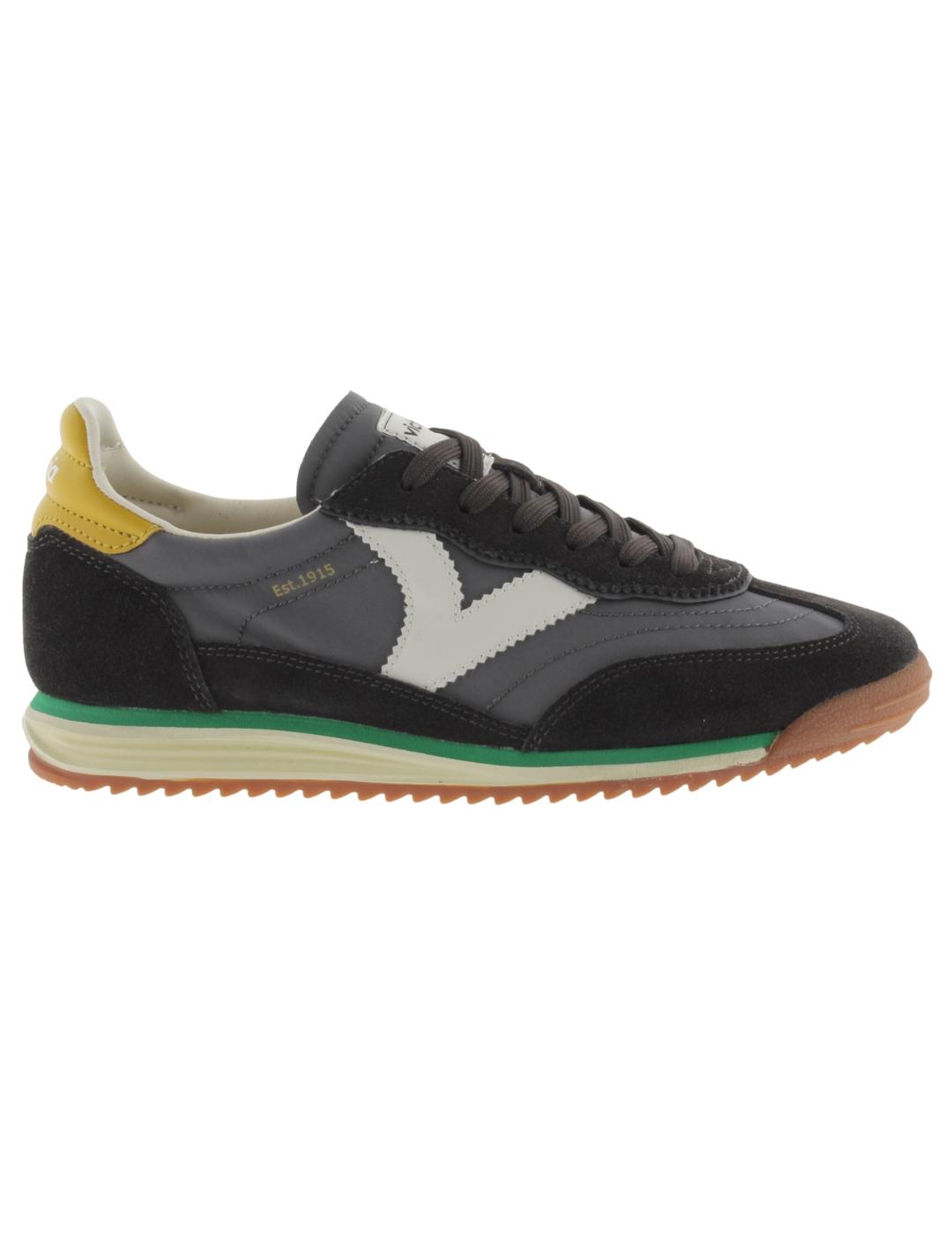 Zapatillas new balance saturno antracita negro de hombre.