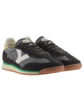 Zapatillas new balance saturno antracita negro de hombre.