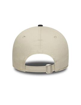 Gorra new era neyyan 9forty color block beige negro hombre.