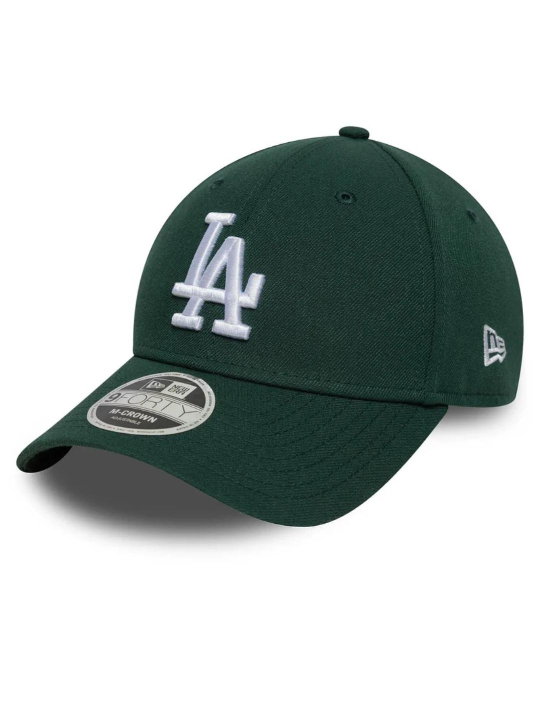 Gorra new era LA Dodgers 9forty m-crown verde de hombre.