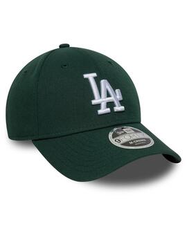 Gorra new era LA Dodgers 9forty m-crown verde de hombre.