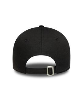 Gorra new era LA Dodgers 9forty metallic negro de mujer.